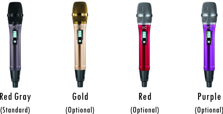 1 головной +1 ручной микрофоны ITC T-521UV